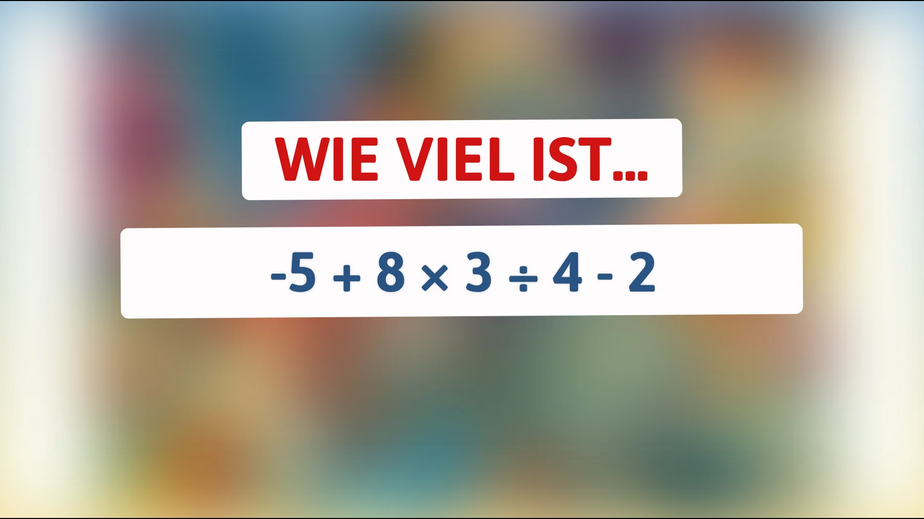 Nur 1% der Menschen können dieses mathematische Rätsel auf Anhieb lösen: Kannst du es?"