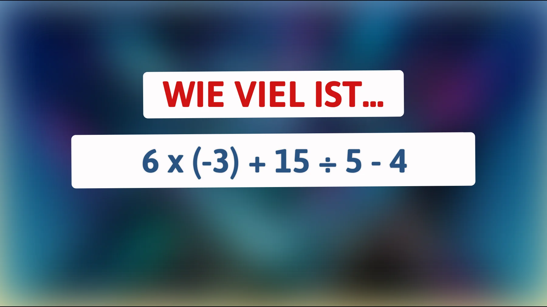 Nur Genies können dieses Zahlenrätsel knacken: Schaffst du es, die richtige Lösung zu finden?"