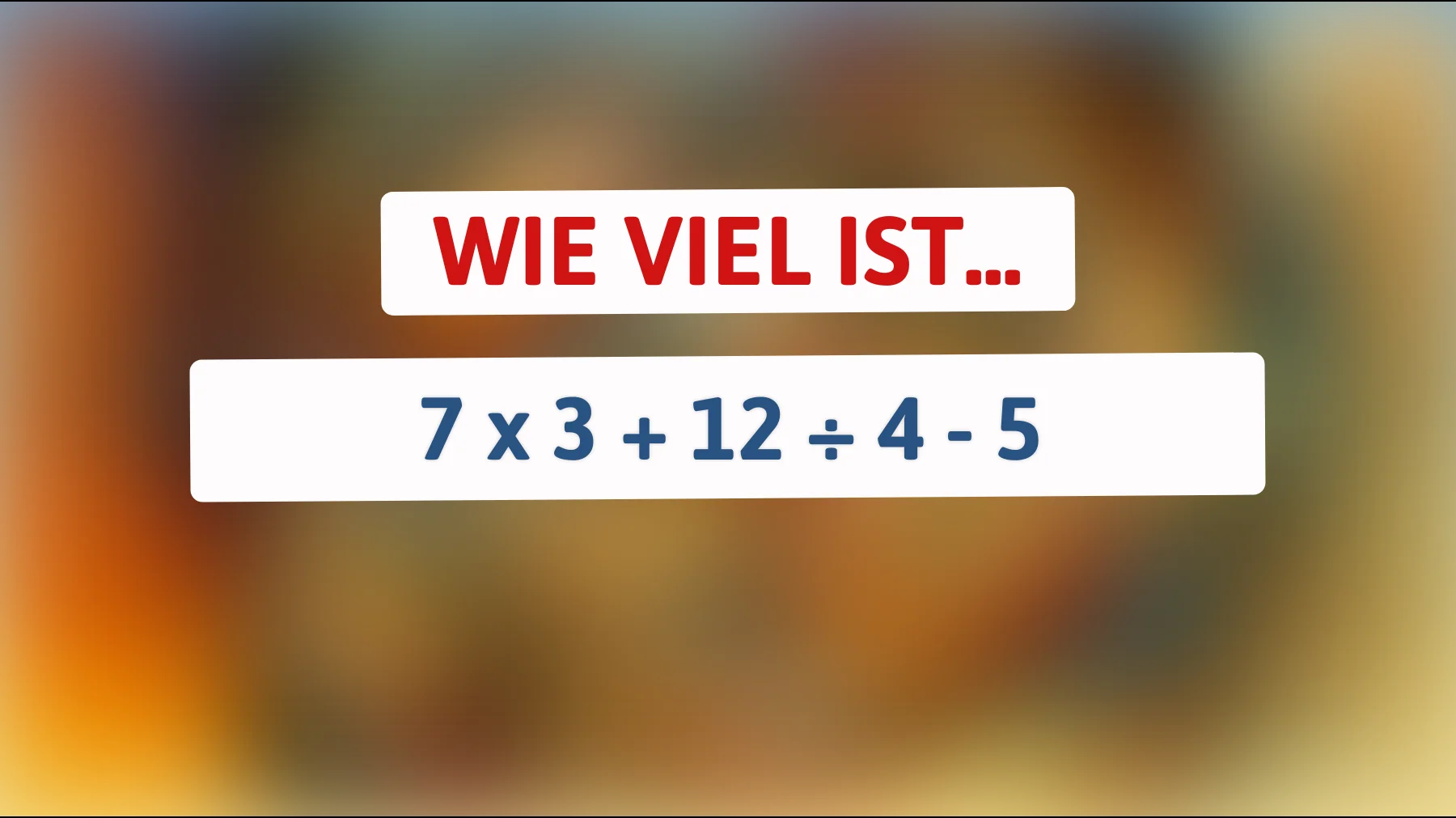 Nur die Klügsten können dieses simple Mathe-Rätsel lösen: Schaffst du es?"