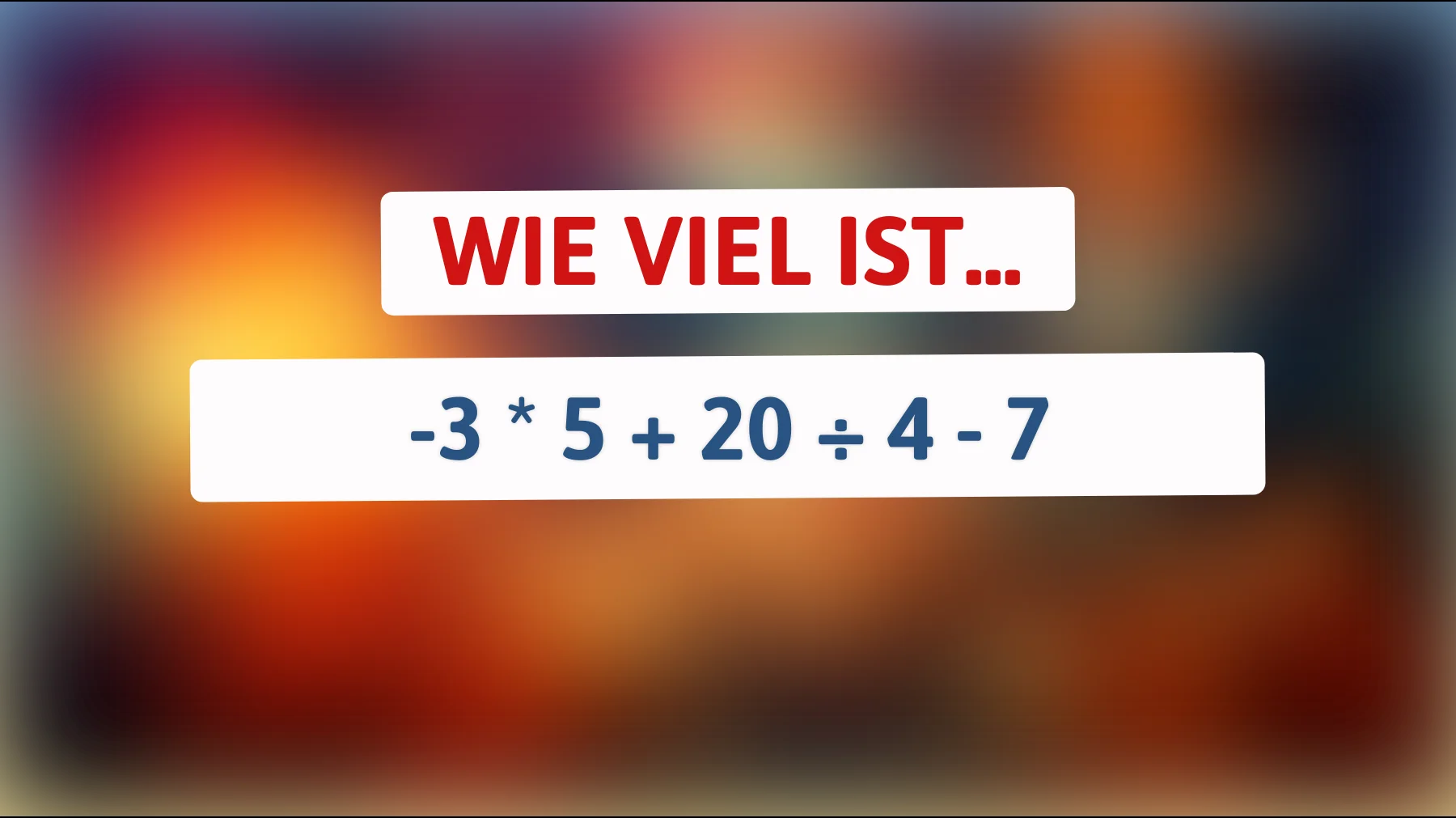 Nur für echte Denksport-Meister: Löst du dieses mathematische Rätsel im Handumdrehen?"